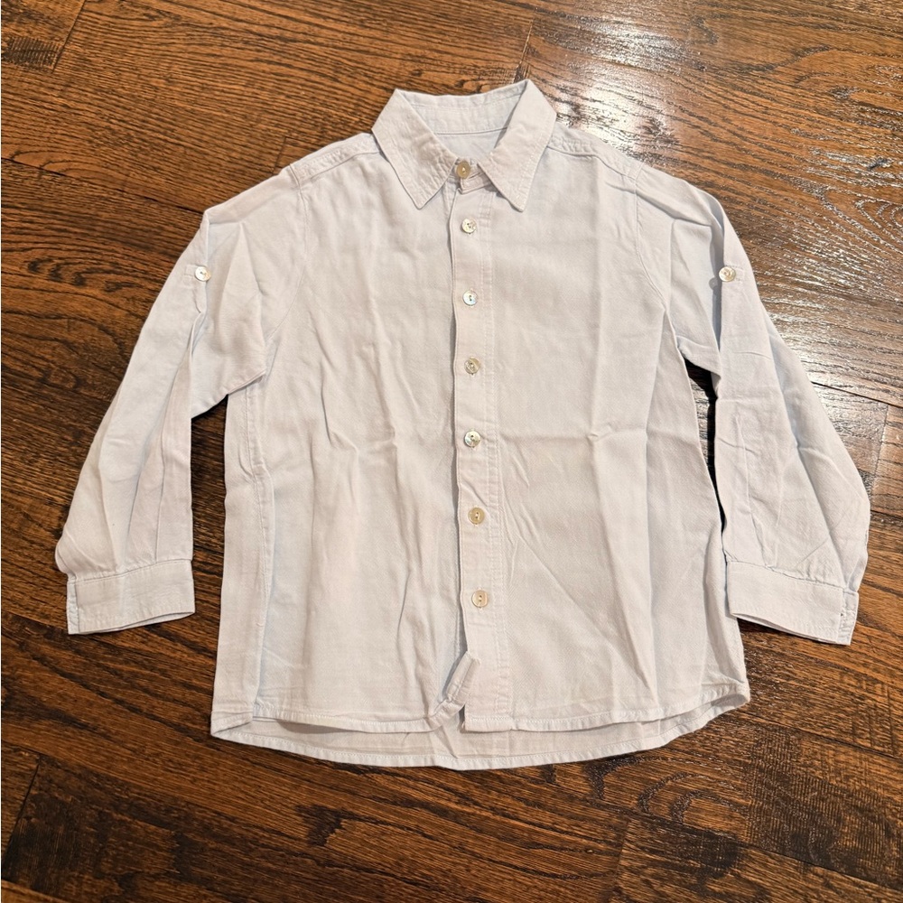 La Coqueta Light Blue Button Down Shirt